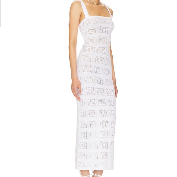 NWT Keani Open Back Dress Tularosa Ivory White - Picture 2 of 3